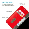 Capa de livro em pele FIXED para Samsung Galaxy A36 5G – vermelha, proteção frontal e traseira, recortes precisos