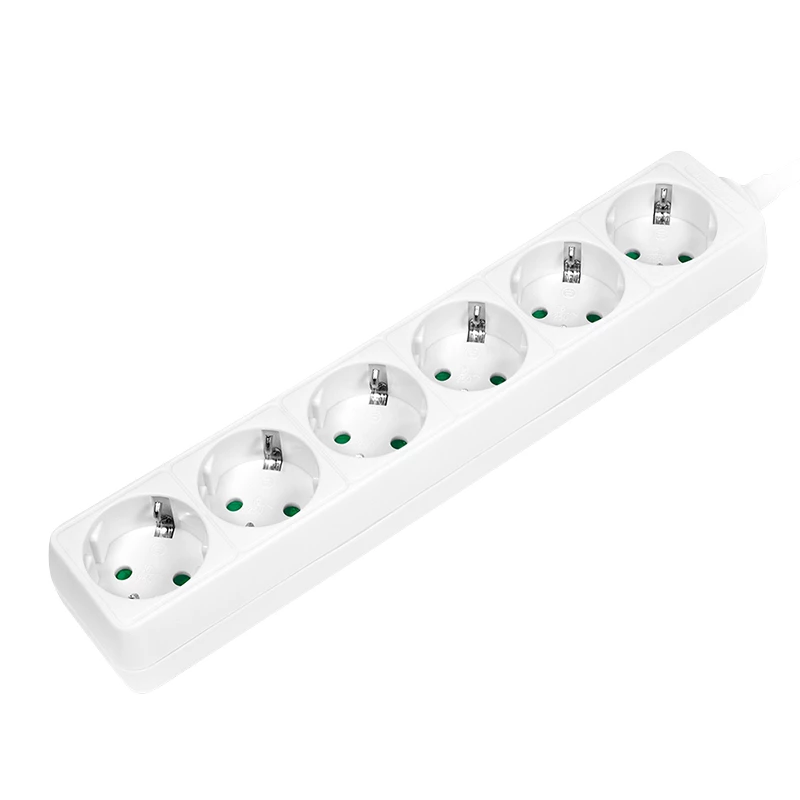 Extensão de energia LogiLink LPS238 1.5m 6 tomadas AC interior branco