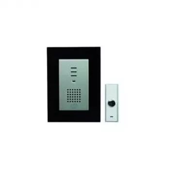 Conjunto de campainha de porta prateado REV 0046830