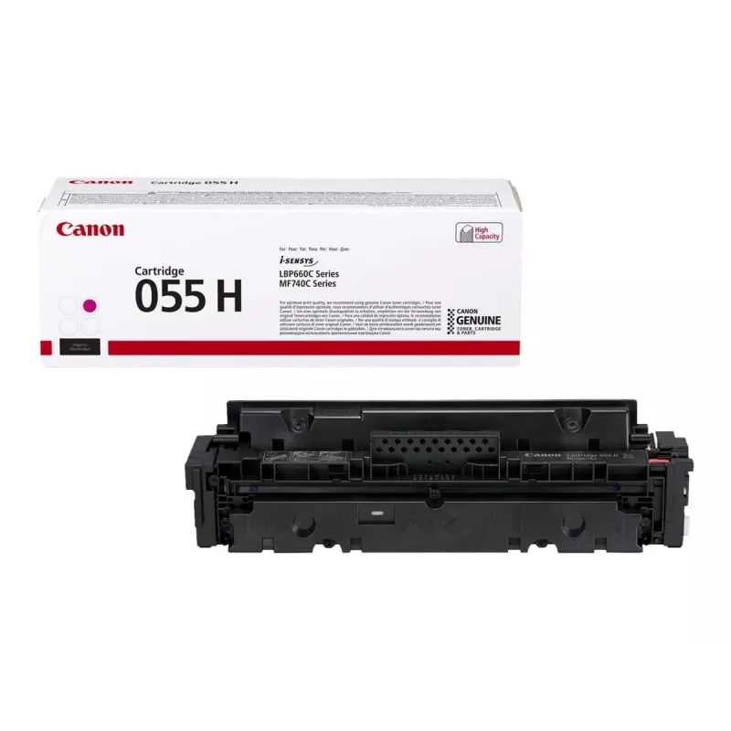 Cartucho de toner Canon 055H 1 unid. original magenta