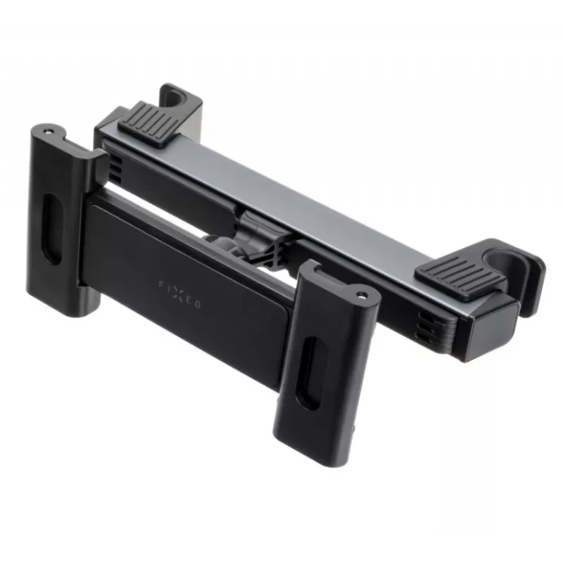 Suporte para tablet FIXED PASSENGER Max — alumínio e plástico, cinzento sideral, suporte fixo para bancos de passageiro