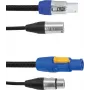 Cabo combo DMX EUROLITE 30227780 P-Con para XLR 3 pinos, 1,5 m