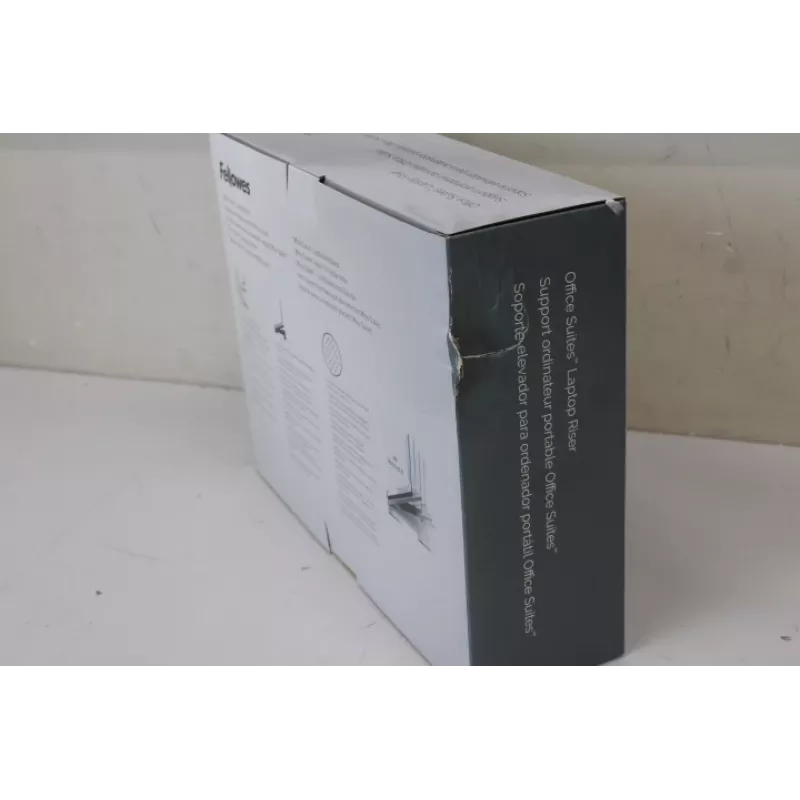 LIQUIDAÇÃO. Fellowes | Suporte para portátil Office Suites | EMBALAGEM DANIFICADA | preto/prateado