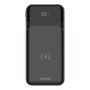 Powerbank Savio BA-09 polímero de lítio (LiPo) 37 mAh carregamento sem fios preto