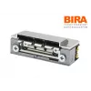 Fechadura elétrica de porta Łucznik HARTTE XS12RM-C 12V DC reversível com monitorização e libertação de lingueta