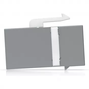 Acoplador Keystone Ubiquiti UACC-Keystone-Coupler-C6A plano aço inoxidável RJ-45