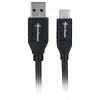 Cabo USB 3.2 Gen 2, USB-A macho > USB-C macho (preto, 0,5 metro)