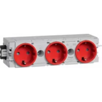 Módulo de encaixe Hager Dado Trunking (L x A x P) 180 x 50 x 61 mm GS30003020 1 unid. vermelho trânsito (GS30003020)