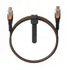 Cabo USB-C para USB-C C2G 9B4415114097 USB 3.2 Gen 2x2 0,75 m – preto/laranja