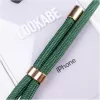 Colar para telefone Lookabe loo014 para iPhone XR – capa protetora dourada e verde com fita