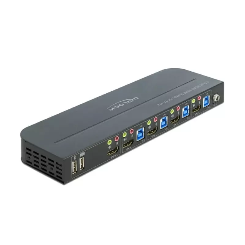 Comutador KVM DeLOCK 11483 preto