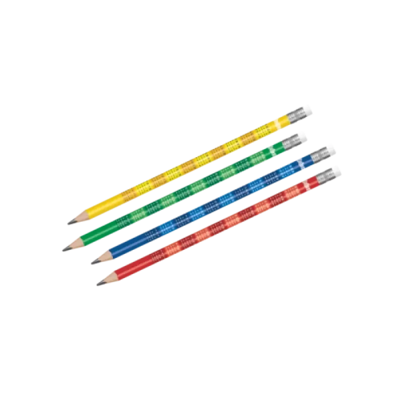 Lápis de cor Colorino para crianças com tabuada