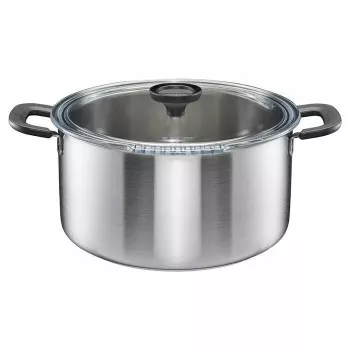 Panela de aço inoxidável de 7 L com tampa Functional Form