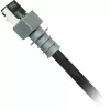 Cabo de rede PatchSee PCI6-DPF/100 RJ-45 Cat6a 30 m preto