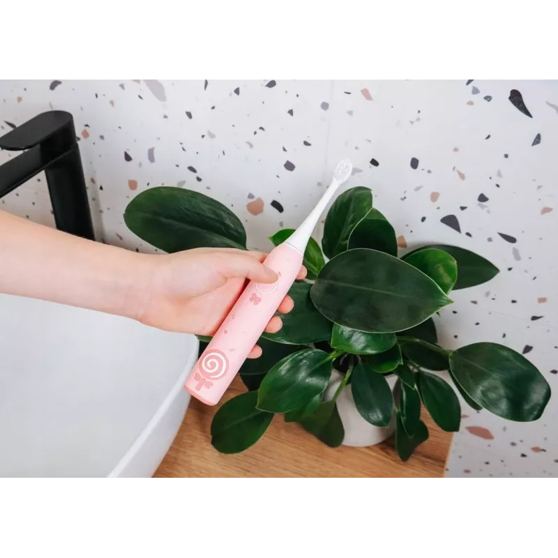 Escova de dentes sónica Concept ZK6010 para crianças 5-9 anos rosa