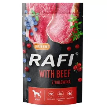 DOLINA NOTECI Rafi com vaca - Comida húmida para cães - 500g