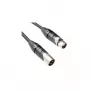Microconnect XLRMF1 cabo de áudio XLR de 3 pinos macho-fêmea, 1 m