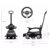 Carro deslizante milly mally Mercedes Classe C preto, modelo 6107