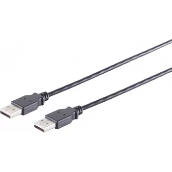 Cabo USB S/CONN 13-22185 USB 2.0 1,8 m preto
