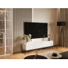 Móvel TV Cama Meble VERA 190x40x50 cm, branco mate, tampo de aglomerado