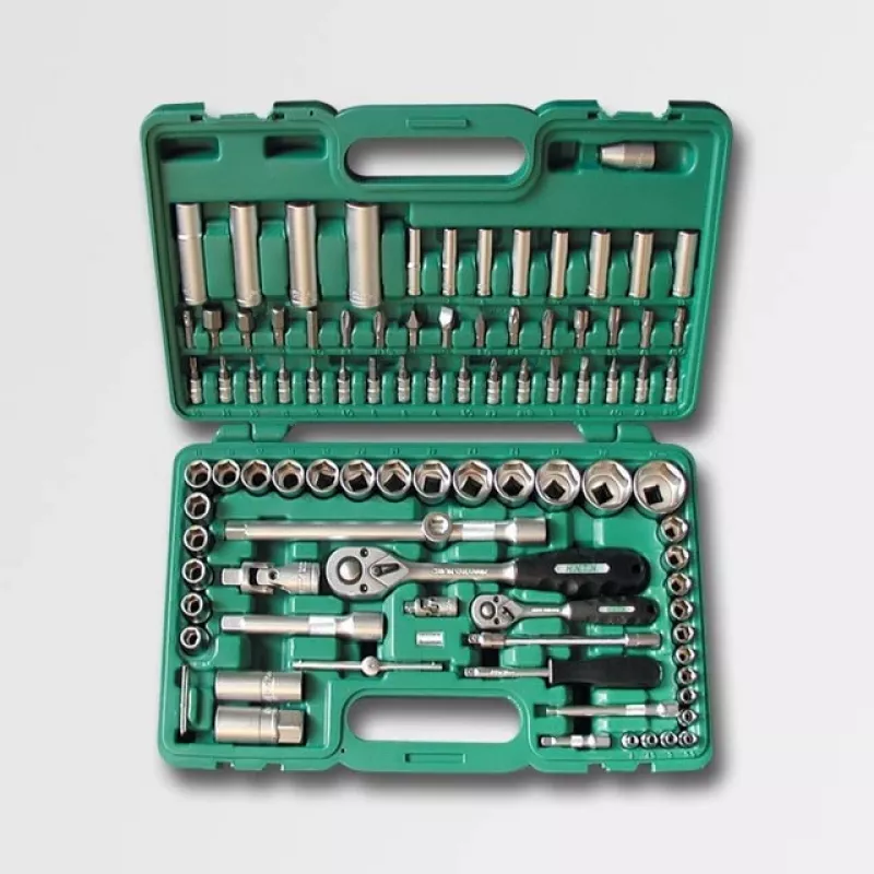 Conjunto de chaves HONITON 94 peças Professional H4060 — chaves combinadas e chaves de caixa, mala de armazenamento
