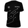T-shirt der8auer PCB-Design tamanho L