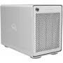 Mercury Elite Pro Quad, caixa para unidade prateada, USB 3.2 Gen 2, RAID Ready