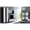 Armário Cama Square VIGO 50/50/30 preto/branco brilhante