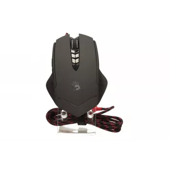 Rato gaming A4Tech Bloody V8m — 3200 DPI, 8 botões, V-Track ótico, USB Type-A, preto
