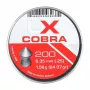 Umarex Cobra Pointed Ribbed 121-258 chumbos para armas de ar comprimido 6,35 mm, 200 unid.