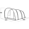 Tenda Easy Camp | Skarvan 4 | 4 pessoas | Azul