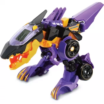 Brinquedo transformável dinossauro VTech Spinosaurus com sons interativos e partes móveis