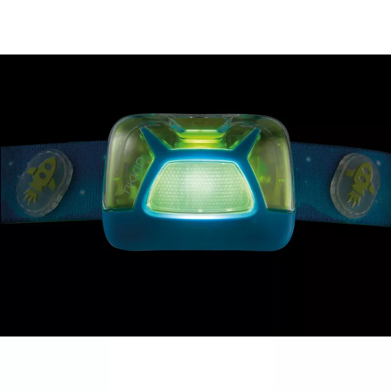 Petzl TIKKID - lanterna frontal - azul - IPX4 - CE - CPSIA - 4 lm - 30 lm