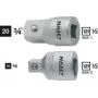 Hazet 958-2 adaptador, 1/2 polegada quadrado fêmea para 3/8 polegada quadrado