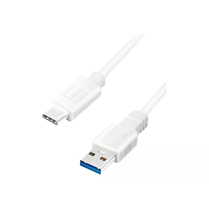 Cabo USB LogiLink CU0174 USB 3.2 Gen 1 1m USB A USB C branco
