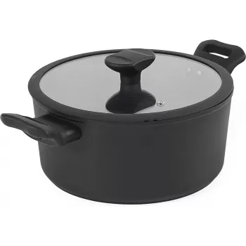 Panela Russell Hobbs RH01863EU7 20 cm Crystaltech panela em aço inoxidável com tampa de vidro