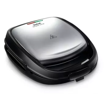 Máquina de sandes Tefal SW341D12 700 W preto, aço inoxidável