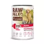 Comida húmida para cães VETEXPERT RAW PALEO Duoprotein vaca e coelho cachorro 400 g, júnior, sem cereais, sem glúten