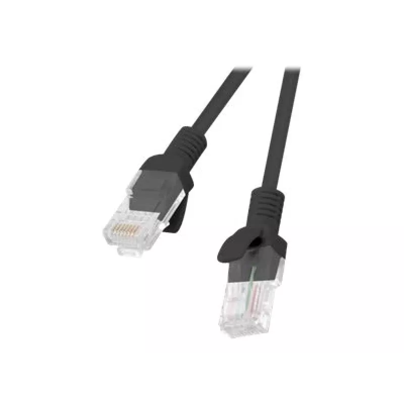 Cabo de rede LANBERG Cat5e PCU5-10CC-1500-BK RJ-45 para RJ-45 15 m Preto U/UTP