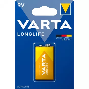 Pilha VARTA LONGLIFE E-Block (bloco de 9 V), 1 unid. (4122101411)