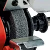 Máquina de lixar de bancada TC-XG 75 Kit (vermelho/preto, 150 Watt, conjunto abrangente de acessórios para trabalhos de polimento e lixagem)