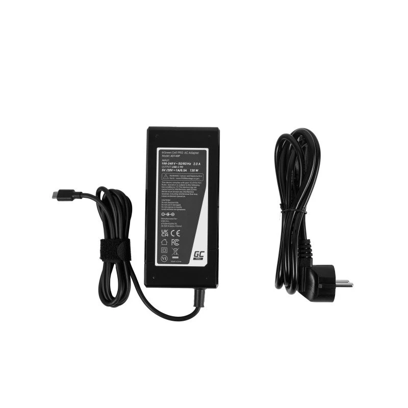 Green Cell AD140P fonte de alimentação universal 130 W preto