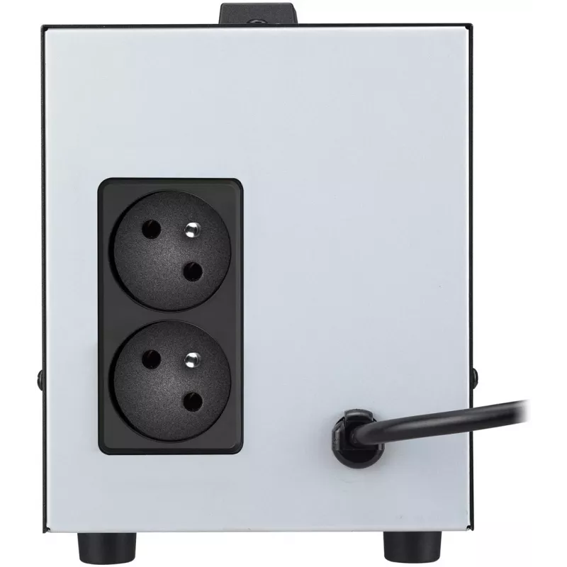 Regulador de tensão PowerWalker AVR 2000 SIV FR 2 saídas AC 110 - 280 V preto