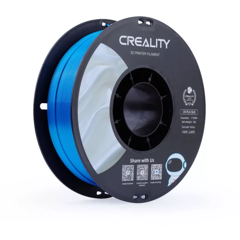 Material de impressão 3D Creality 3D 3301120006 azul seda 1 kg 1,75 mm