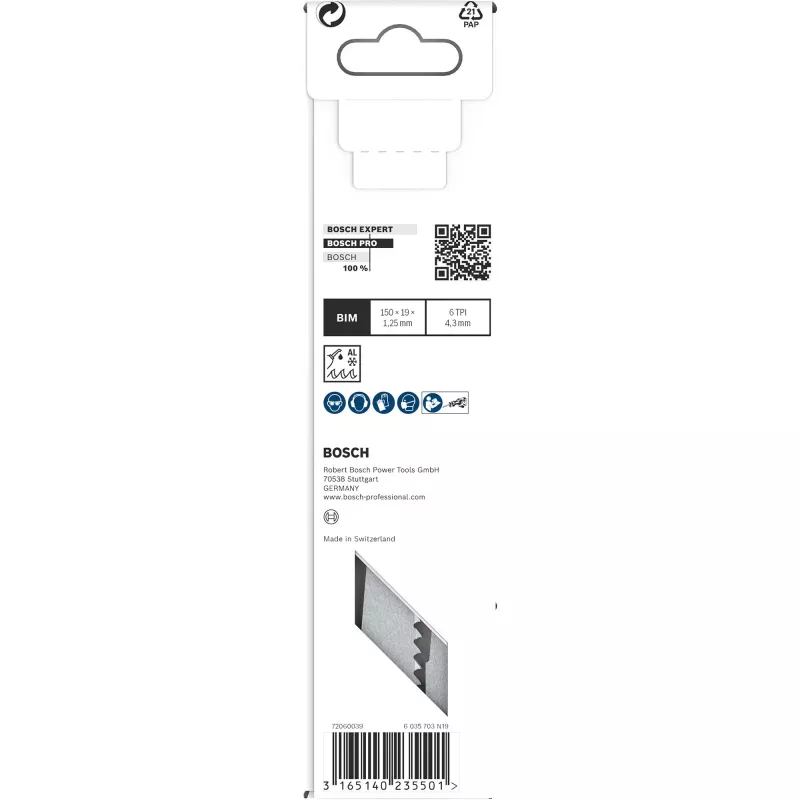 Bosch S 611 DF Heavy lâmina de serra para madeira e metal lâminas de serra sabre