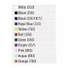 Fecho de velcro reutilizável Velcro ONE-WRAP 200×13 mm laranja, polipropileno, pack de 25