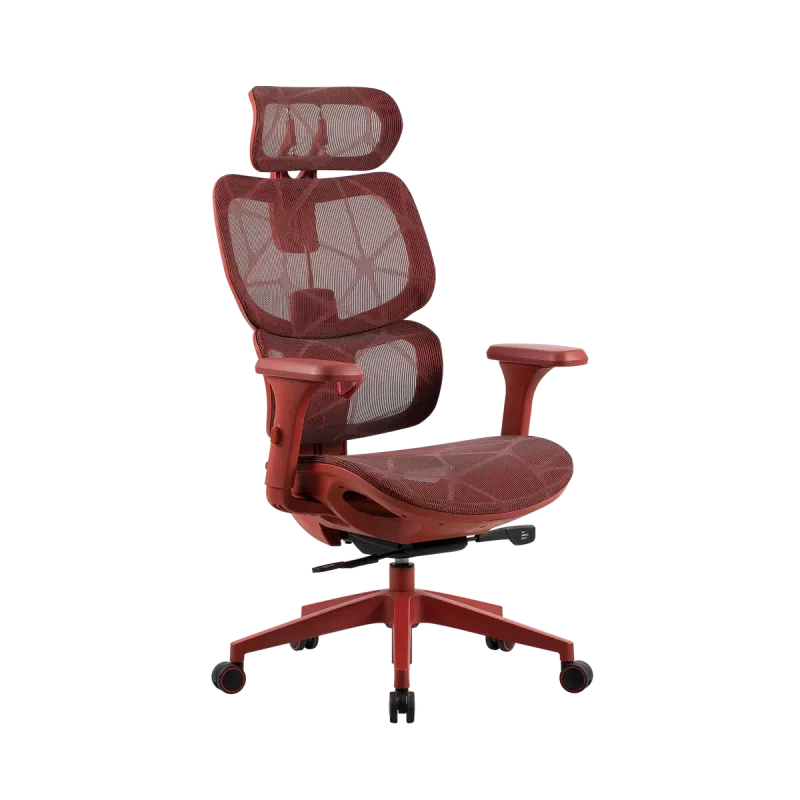 Cadeira de escritório gaming Onex | Ventra Premium malha | vermelho