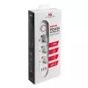 Extensão elétrica MACLEAN MCE394W — 3 tomadas, 3×USB 2,1A, 110–240V AC, 2500W, cabo de 1,5 m, branco
