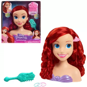 Disney Princess - Ariel Styling Head, Cabeça de maquilhagem e penteado