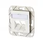 BTR E-DAT módulo UPk tomada 8/88 Cat.6, branco puro, sem equipamento para módulos E-DAT, branco puro (1309151102-E)